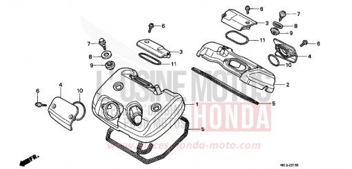 COUVERCLE DE CULASSE VT600CP de 1993